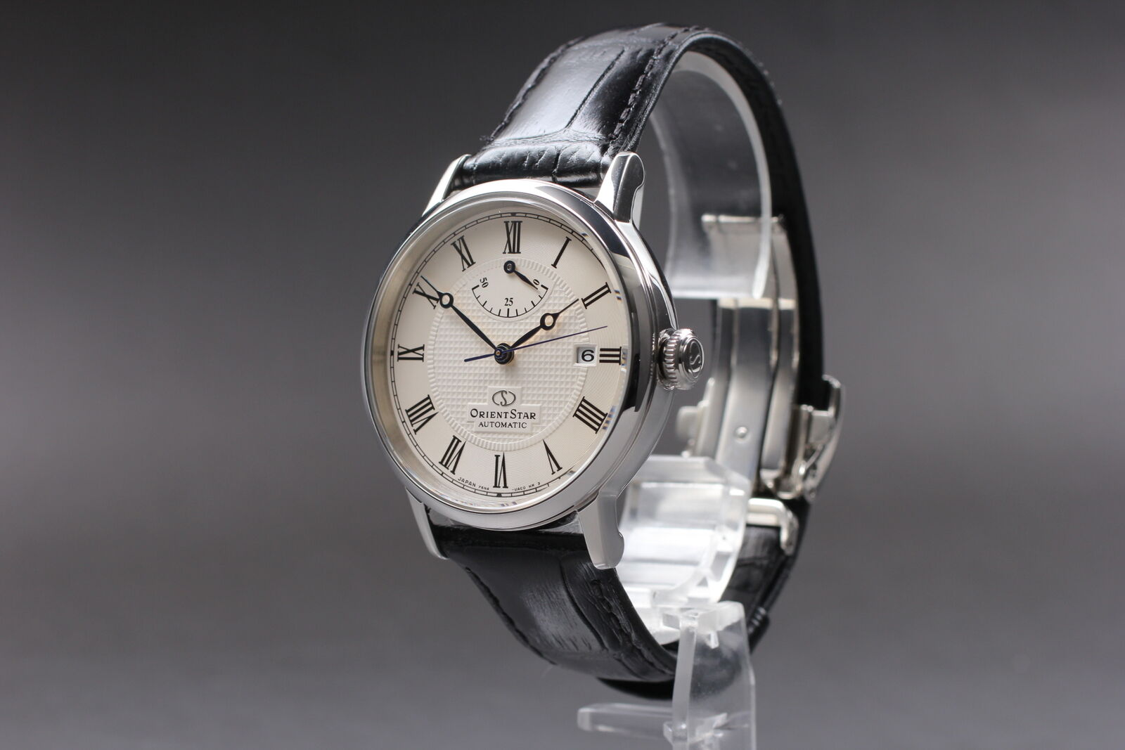 [Near MINT Box] Orient Star F6N4-UAC0 Automatic White Dial Black Men's Watch JP