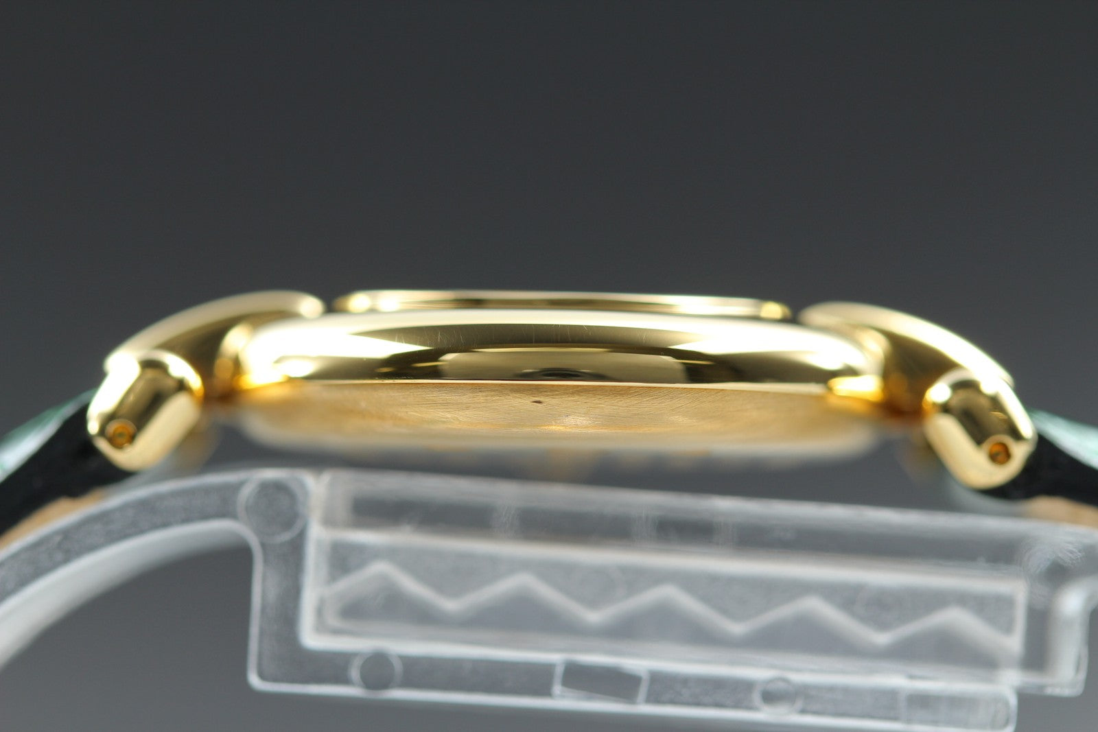 Vintage Cartier Must Colisee Vermeil 590002 Green Gold Women's Qz Watch [Box]