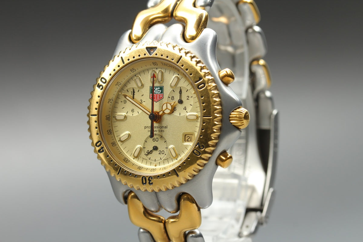 TAG HEUER S/el Professional 200 Chronograph S35.406 Quartz Men's Watch 38mm JP