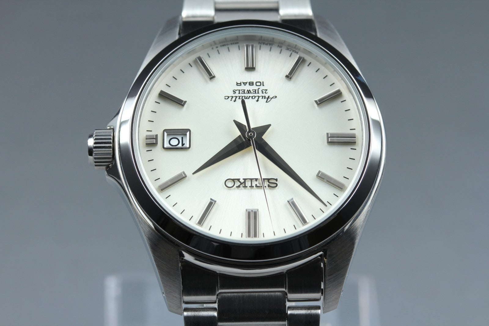 N MINT*Box SEIKO 4R35-03X0 SZSB011 Mechanical Automatic Silver Men's Watch 40mm