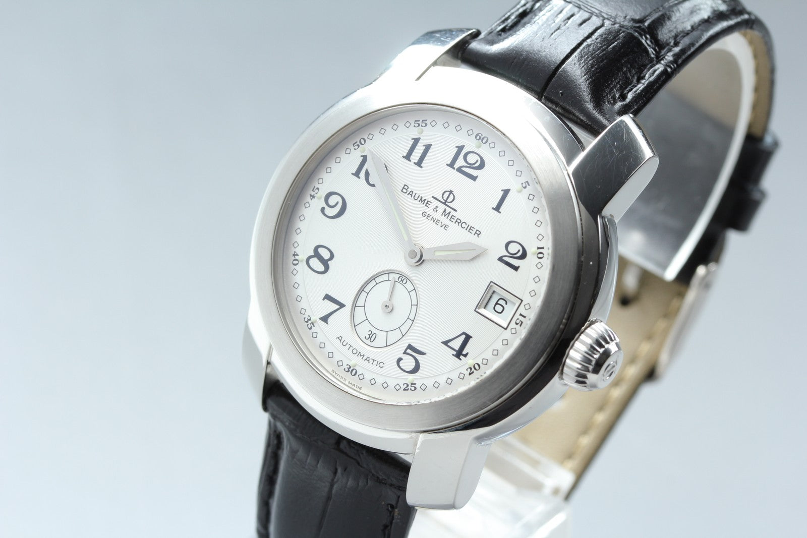 BAUME＆MERCIER Capeland MV045221 Automatic White Men's Watch 38mm JAPAN Box