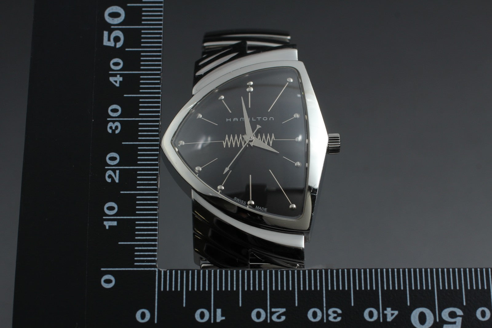 New Batt[Exc+5] Hamilton Ventura H244810 Elvis Presley 75th Limited Quartz Watch