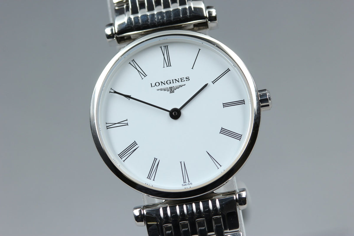 LONGINES La Grande Classique L4.209.4 Quartz White Women's Watch 24mm JAPAN Box