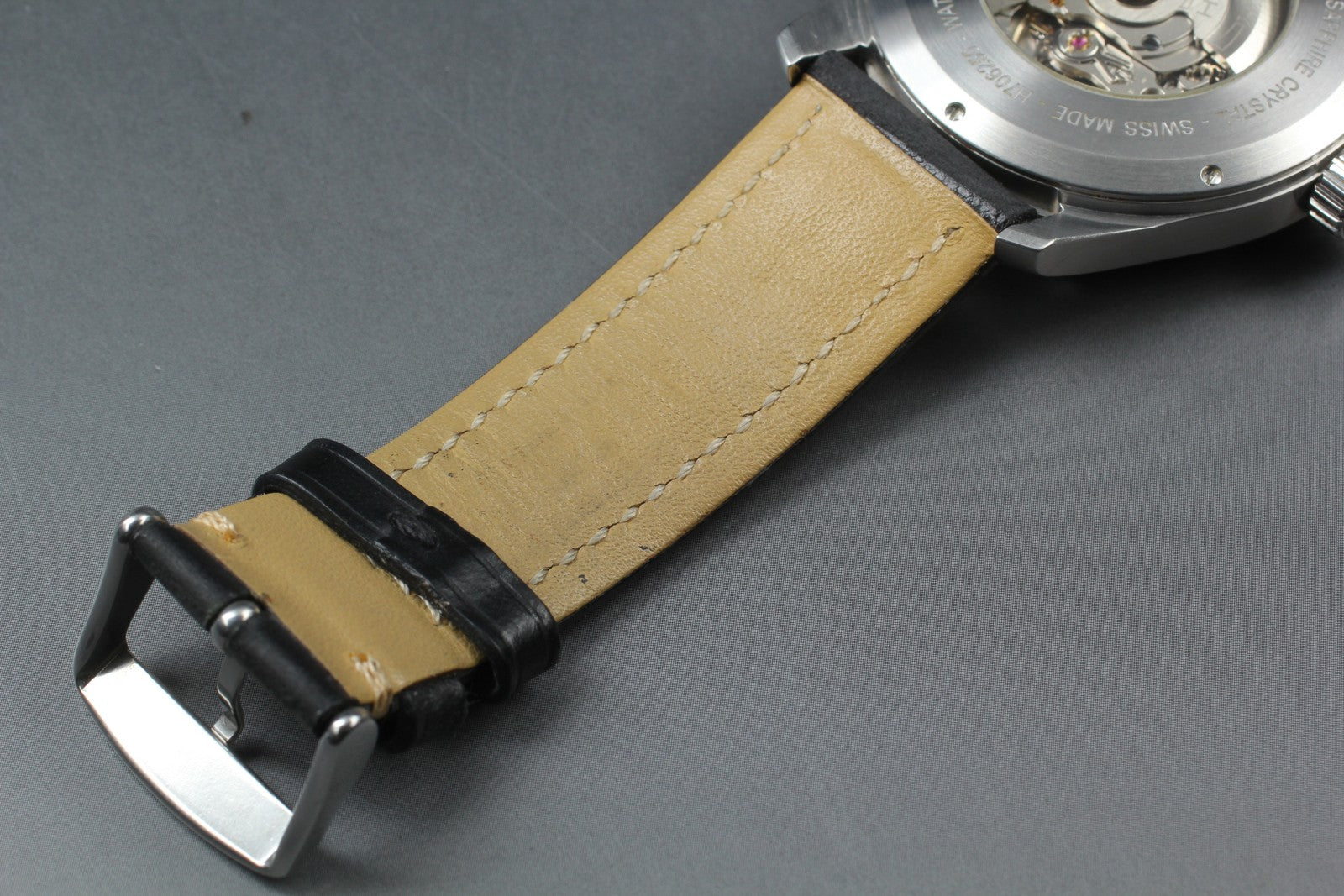 Exc+5* Hamilton KHAKI Field H706250 Black Dial Automatic Men's Watch 44mm JAPAN