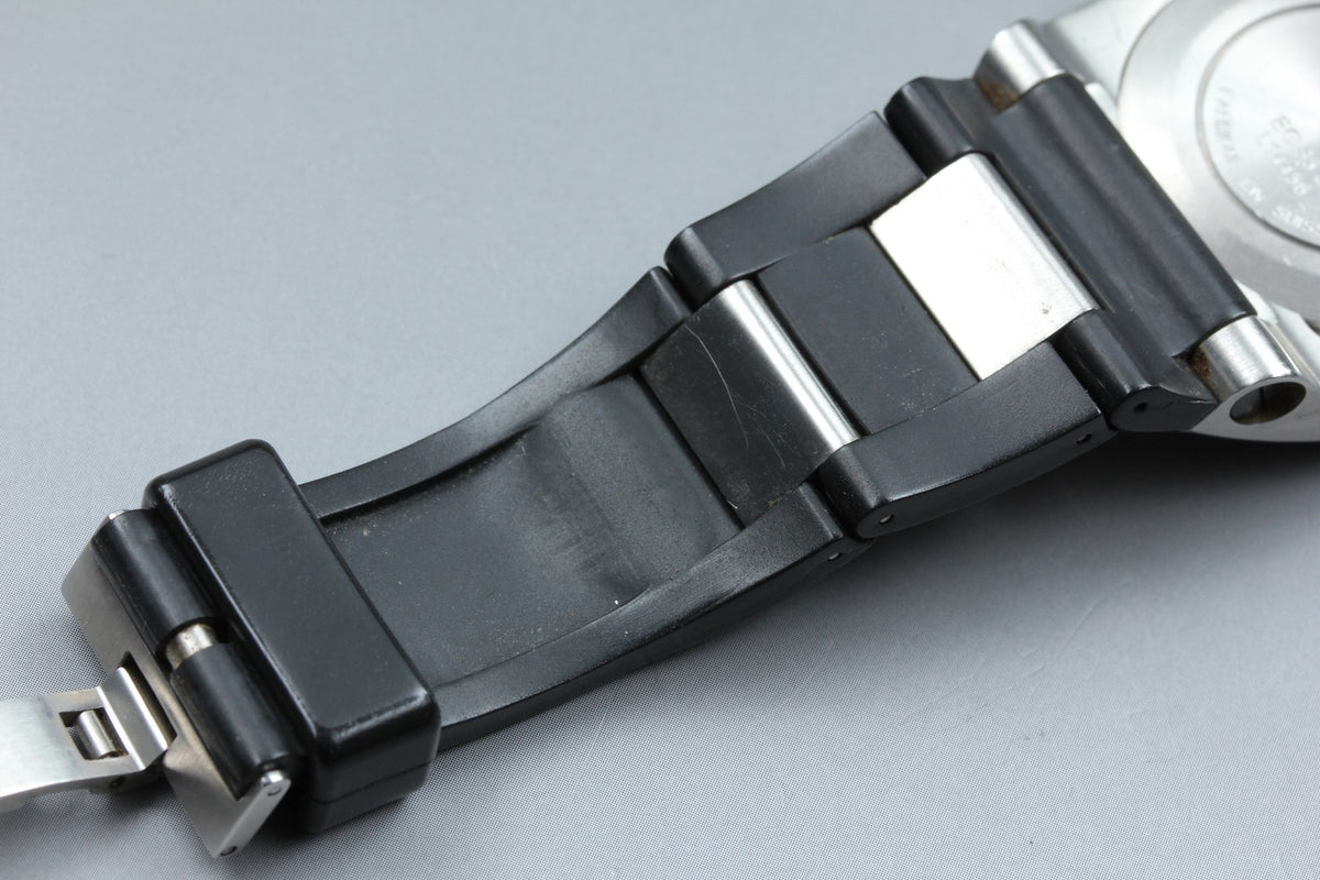 BVLGARI Ergon EG35S Black Dial Automatic Date Men's Watch 35mm JAPAN Exc+5