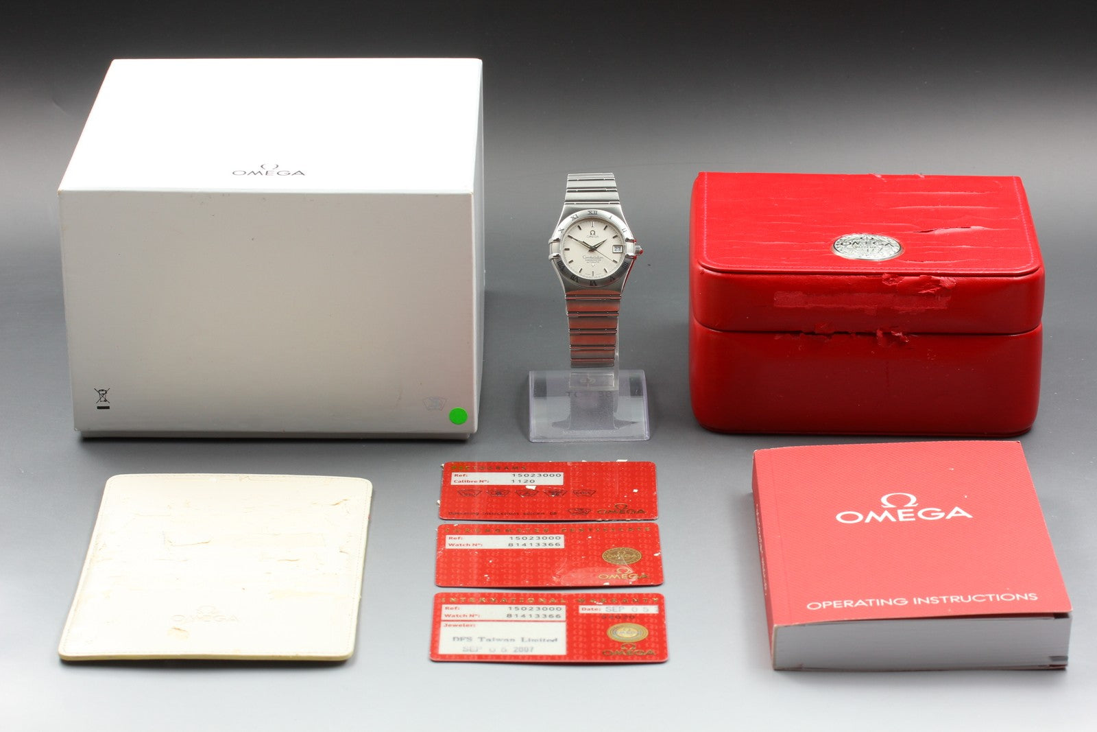 OMEGA Constellation 1502.30.00 Cal.1120 Silver Automat Men's Watch 35mm JP Box