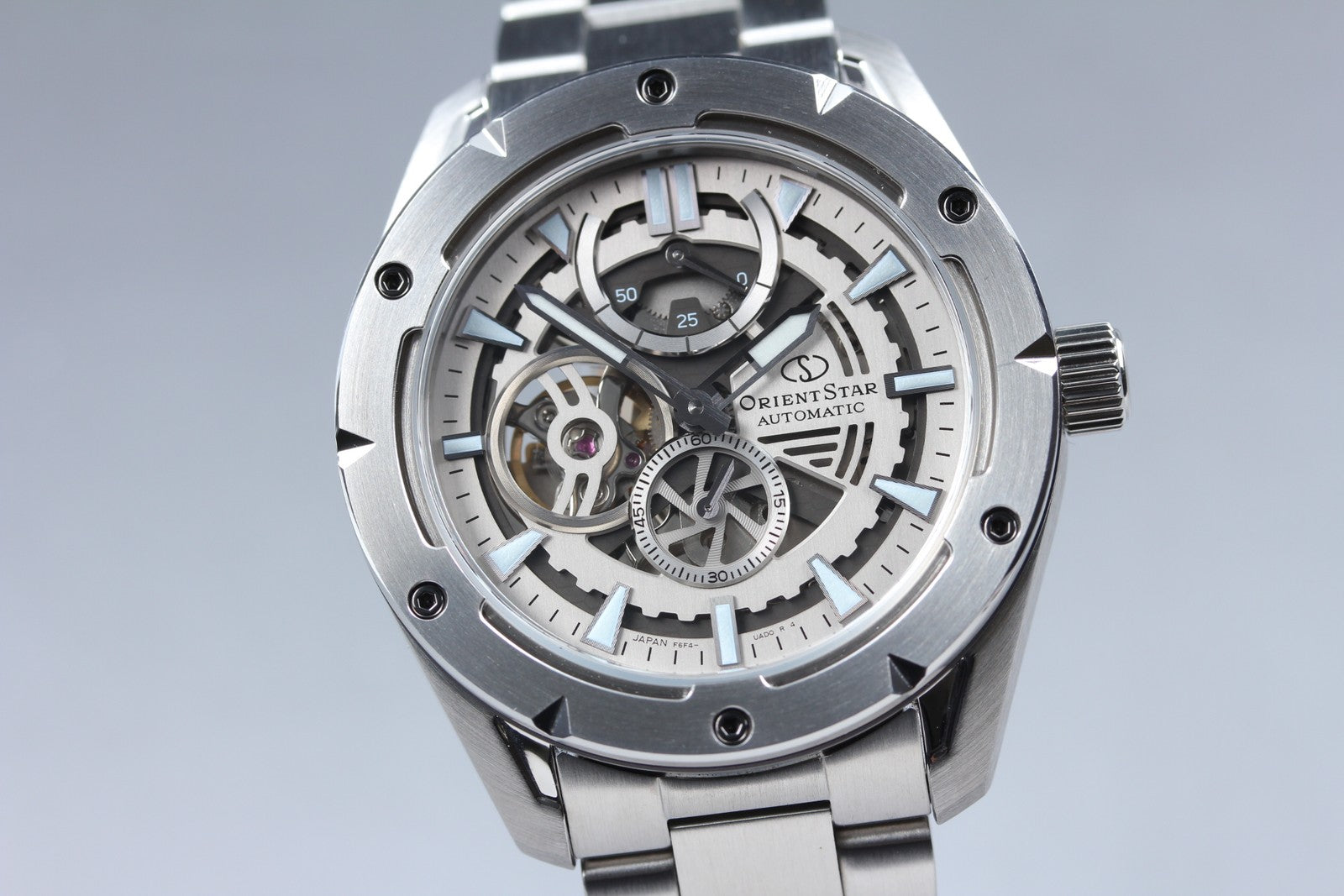[Near MINT] Orient Star Avant-Garde Skeleton F6F4-UAF0 RK-AV0A02S AT Men's Watch
