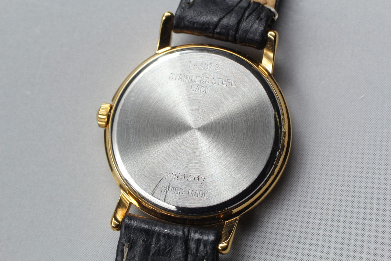 NewBatt[Exc+5] Vintage Longines L4.137.2  Gold Women's Quartz Watch 23mm JAPAN
