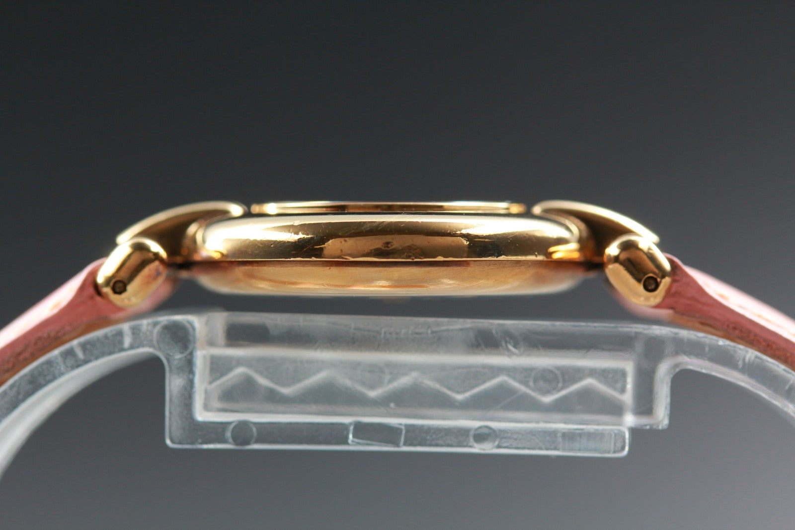 Vintage [Exc+5] Cartier Must Colisee Vermeil 590002 Gold Pink Women's Qz Watch