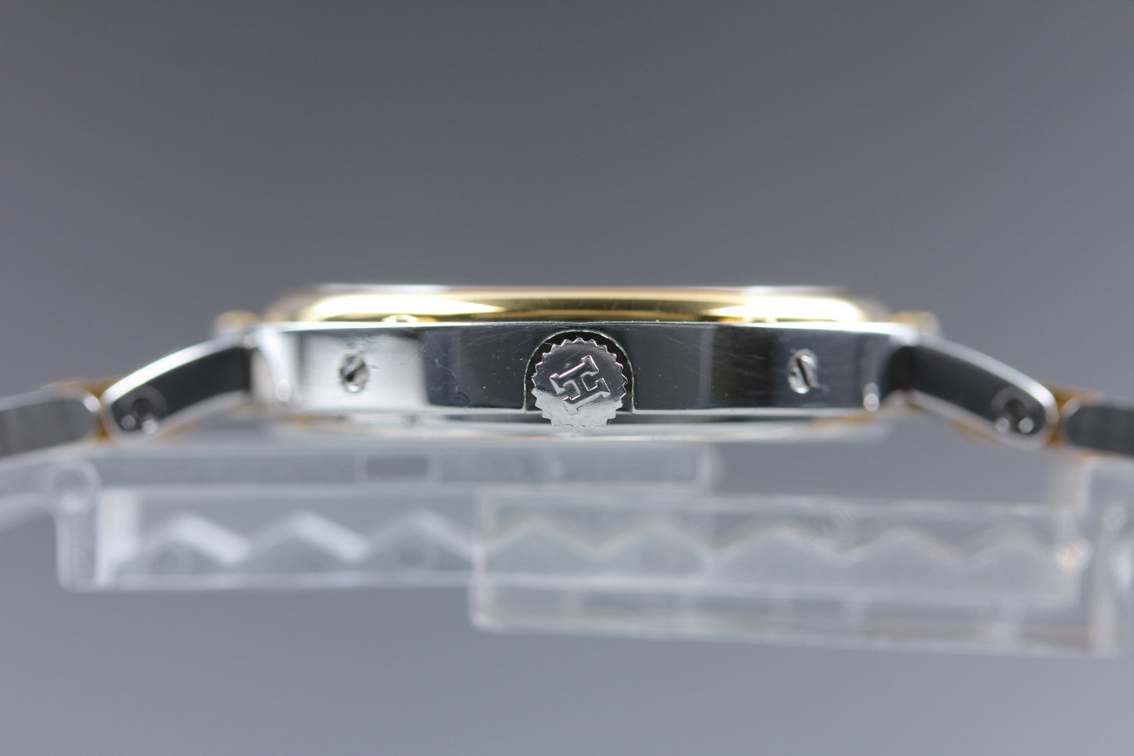 Vintage [Exc+5 Box]  HERMES Clipper White Dial Gold 24mm Woman's Quartz Watch