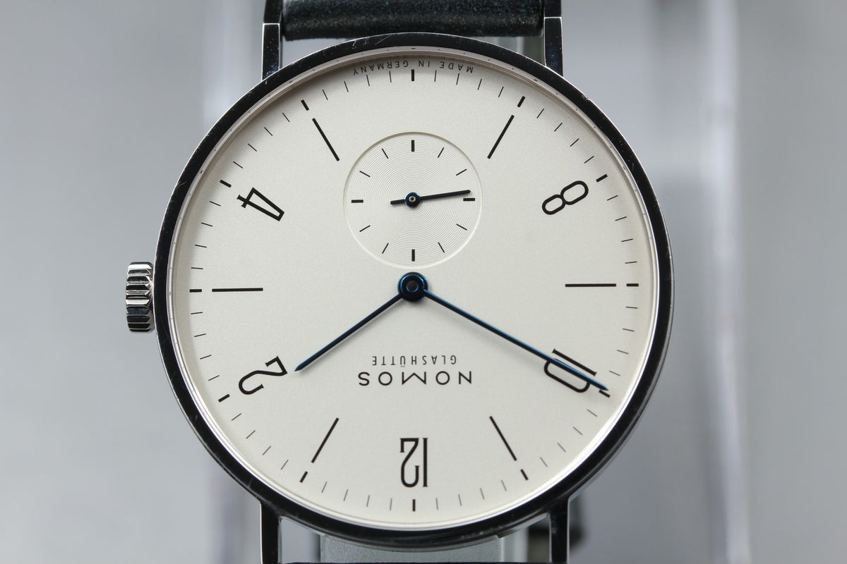 NOMOS GLASHÜTTE Tangente 38mm White Manual Winding Small Second Men’s Watch Box