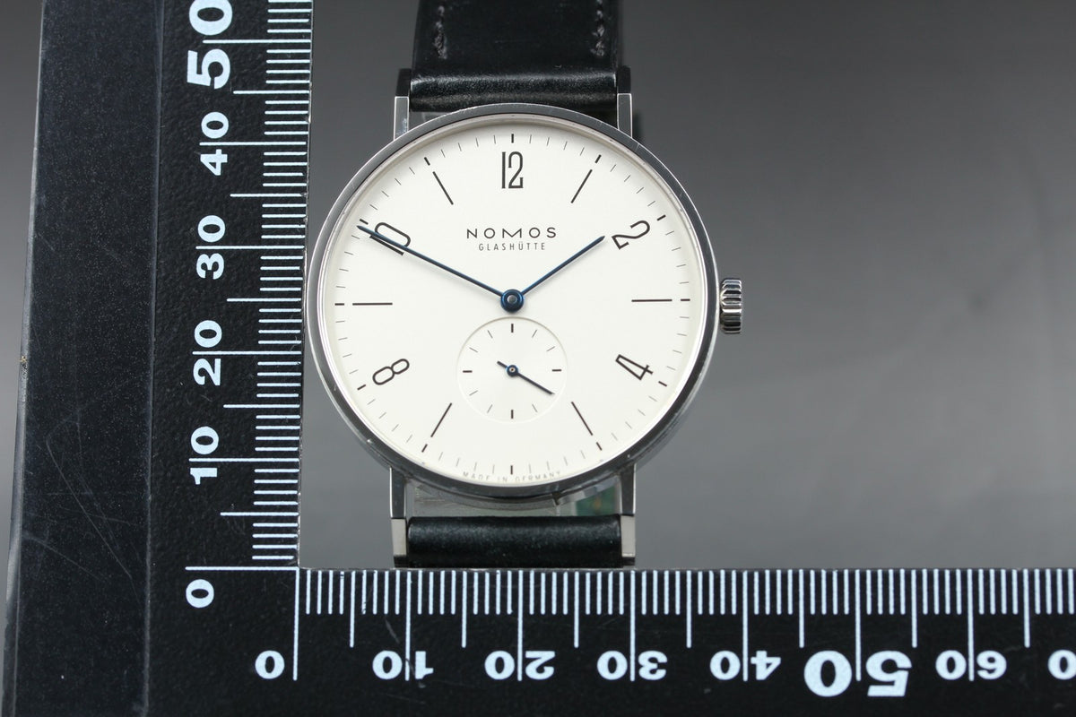 NOMOS GLASHÜTTE Tangente 38mm White Manual Winding Small Second Men’s Watch Box