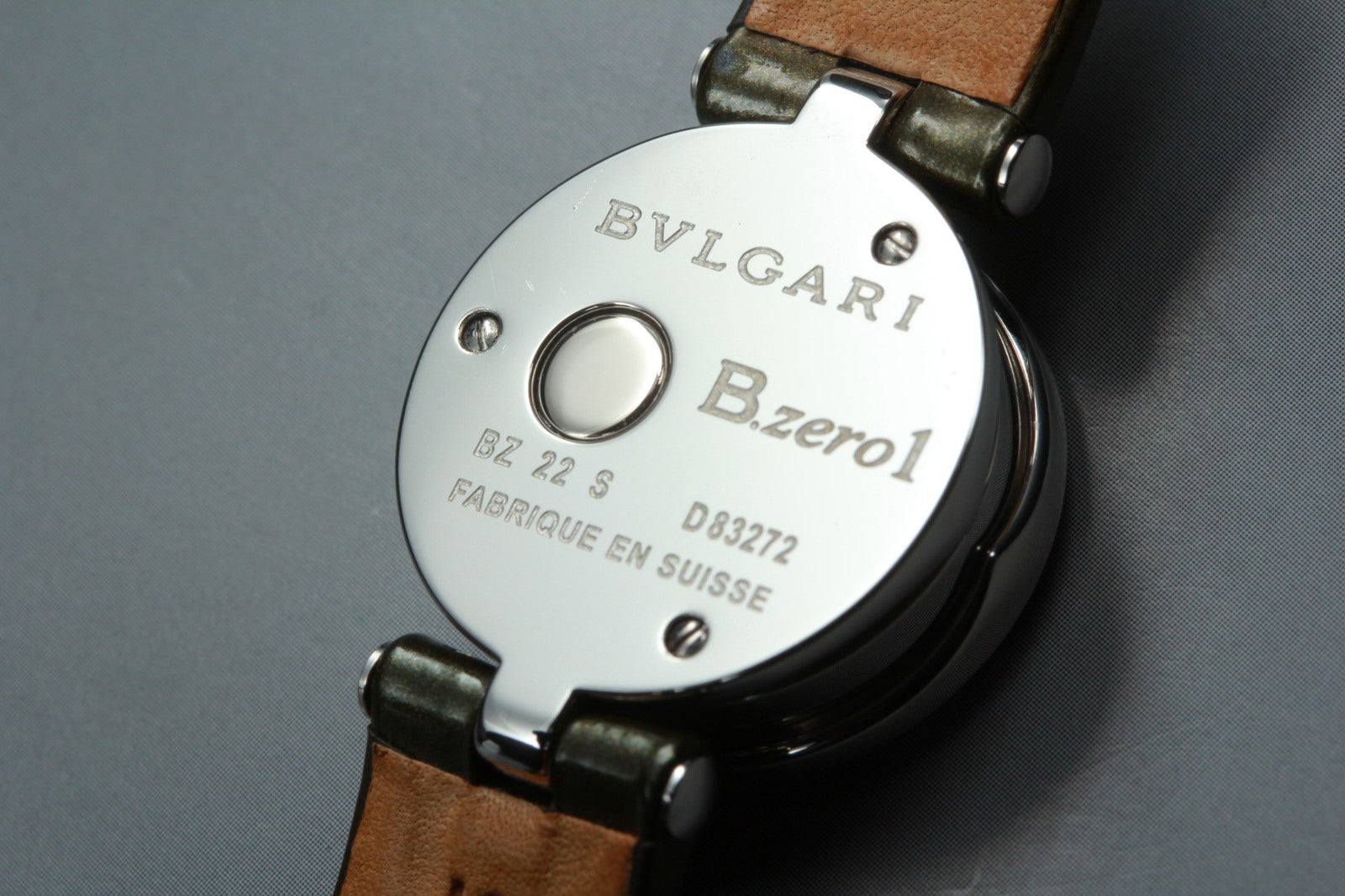 [Exc+5 Box] BVLGARI B.zero1 BZ22S 12P Diamond Blue 22mm Quartz Watch JAPAN