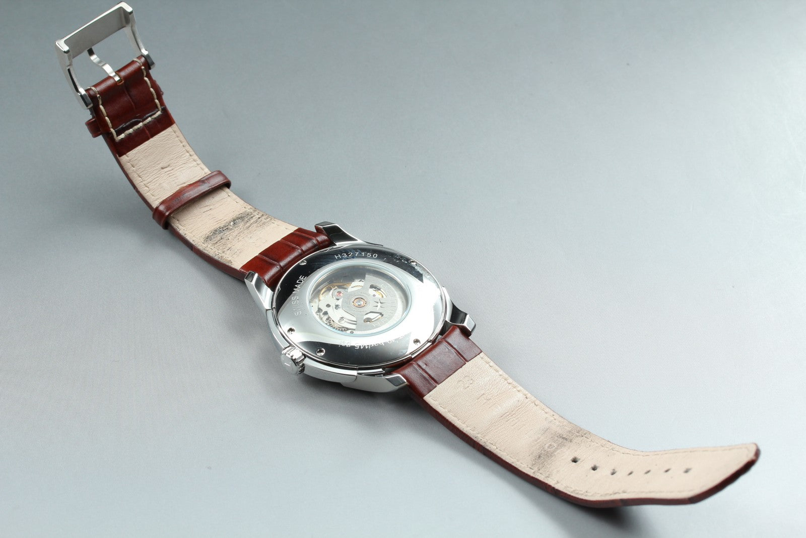 HAMILTON Jazzmaster H327150 Silver Dial Automatic Men's Watch 43mm JAPAN Box