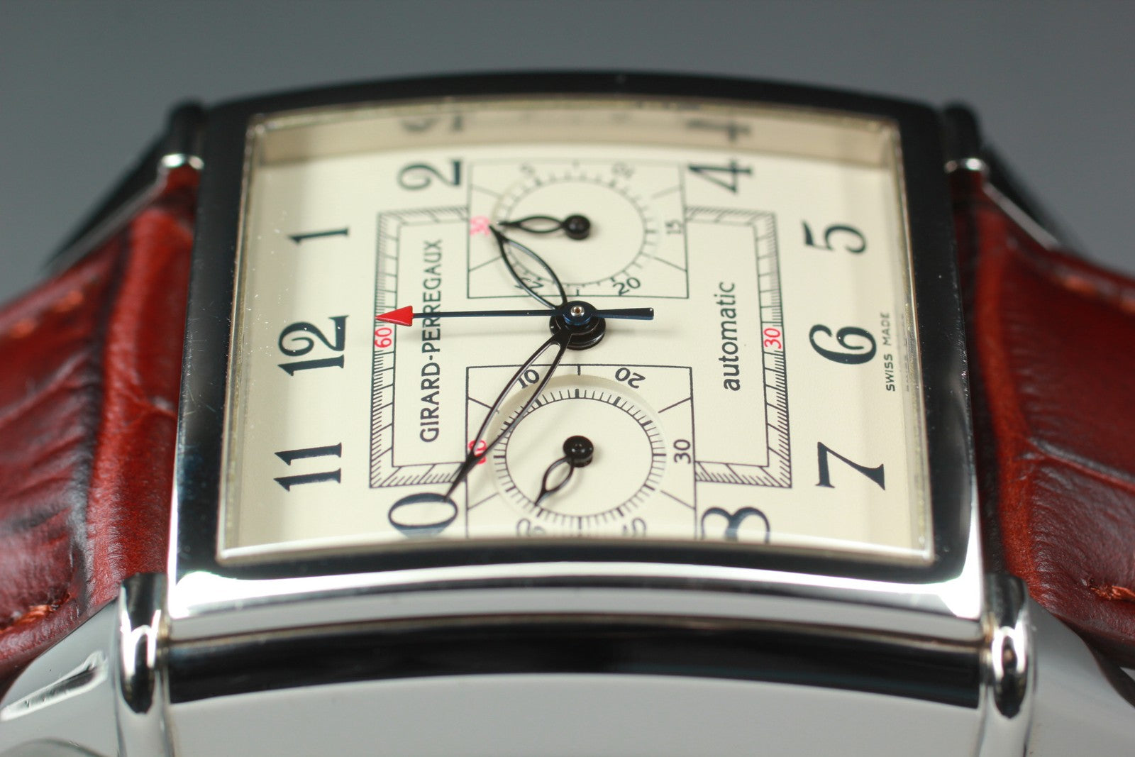 Limited [Exc+5] Girard Perregaux Vintage 1945 Chronograph 2599 Men's Watch AT