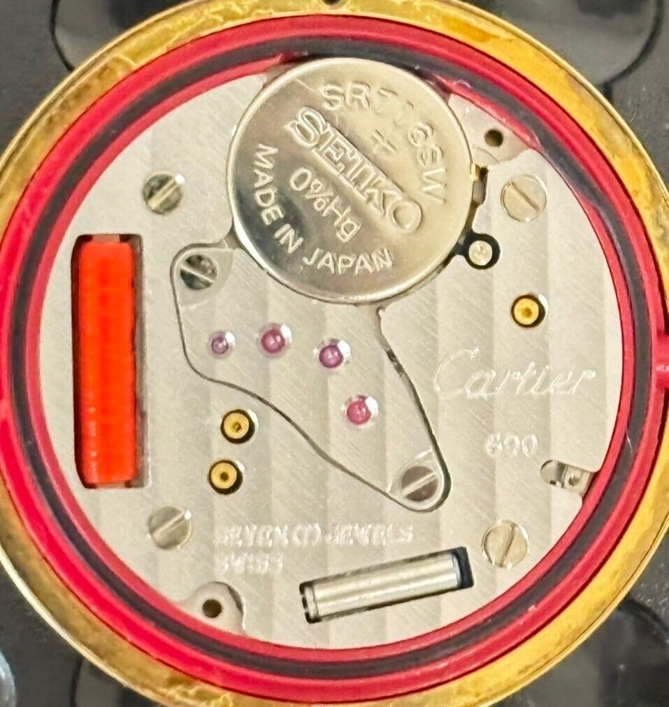 New Battery [Exc+5] Cartier Must Colisee Vermeil 590002 Women's Quartz Watch JP