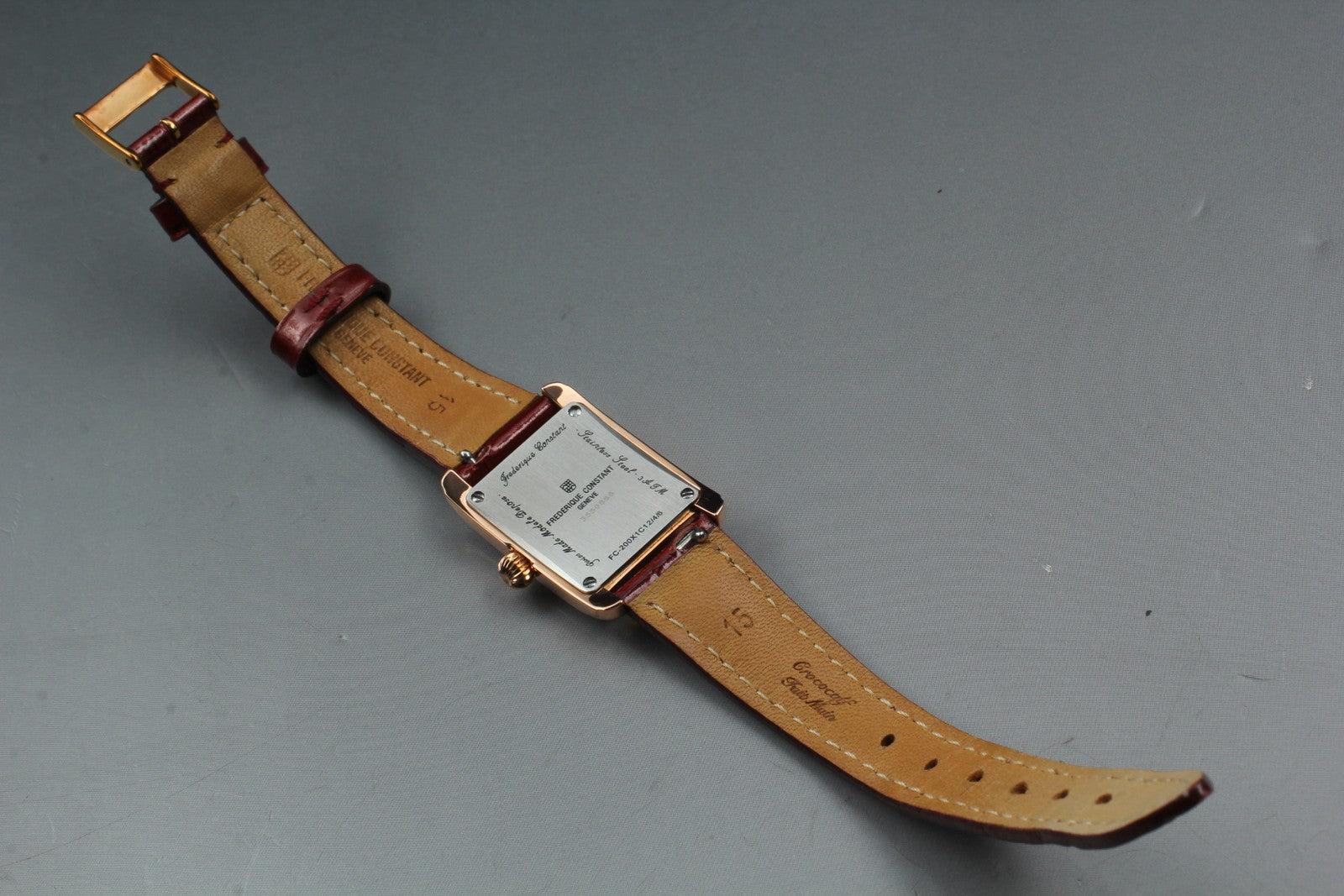 FREDERIQUE CONSTANT Classic Carree FC-200X1C12/4/6 Quartz Women's Watch 21mm JP