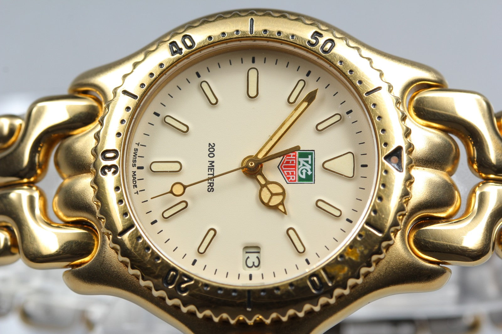 Vintage TAG Heuer Professional 200 SEL S94.713M Quartz Date Men's Watch 33mm JP