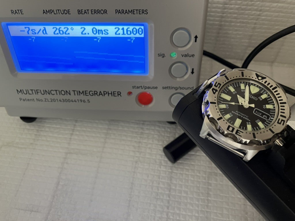 [Exc+5]Box SEIKO 7S26-0350 SKX779 Divers Black Monster Automatic Men's Watch JP