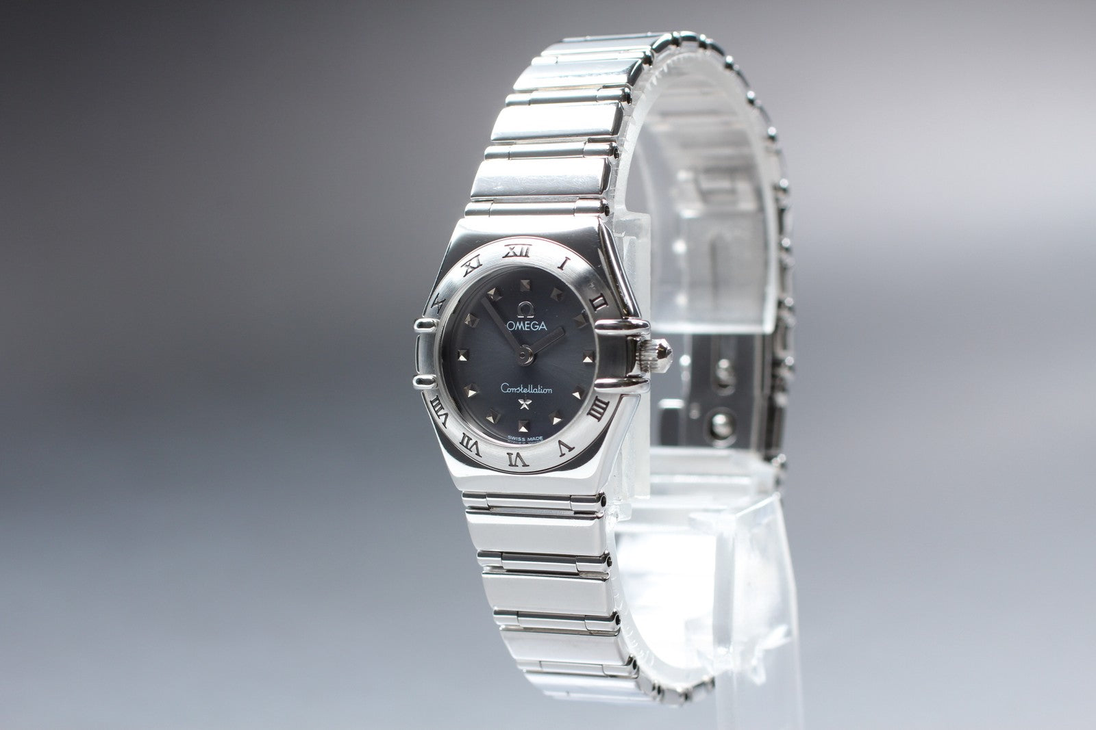 [Exc+5] Omega Constellation Mini 1561.51 Cal.1456 22mm Gray Womens Quartz Watch