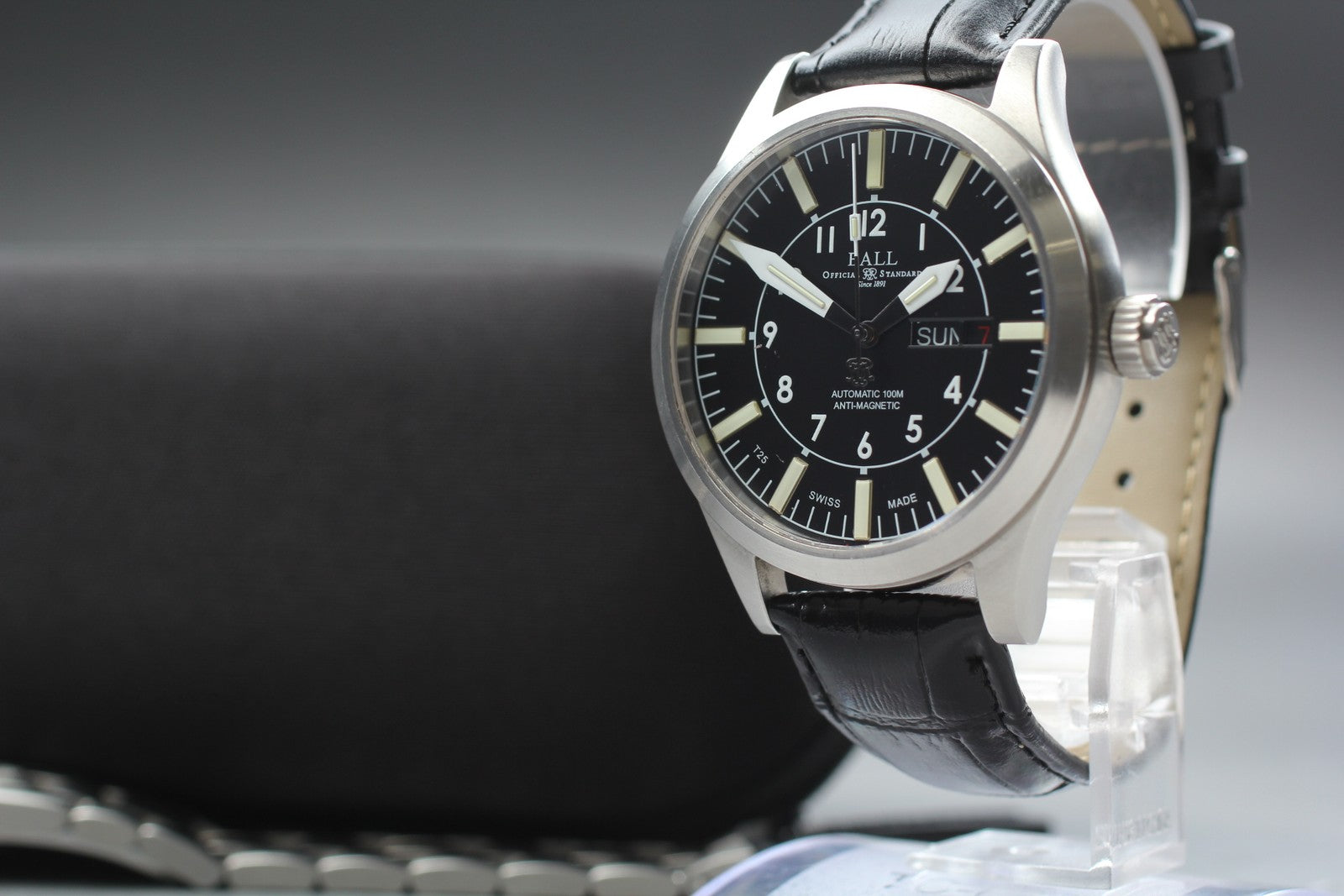 Ball Engineer Master II Aviator NM1086C Automatic Black Men's Watch 44mm JAPAN