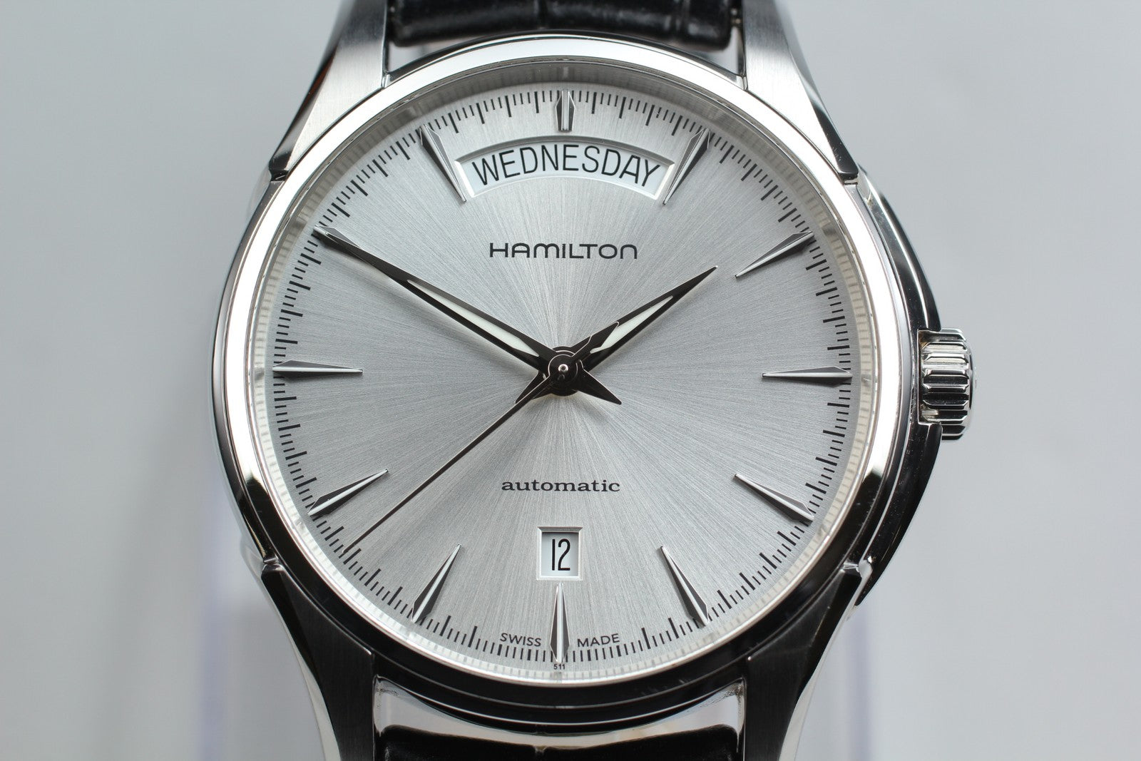 Hamilton Jazzmaster H325051 Day/Date Automatic Men's Watch 40mm JAPAN Box