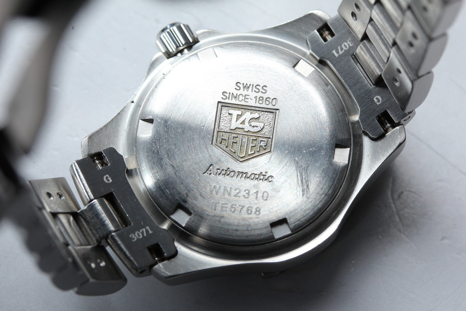 TAG HEUER Aquaracer WN2310 Automatic Pink Women's Watch 22mm JAPAN Exc+5*Box
