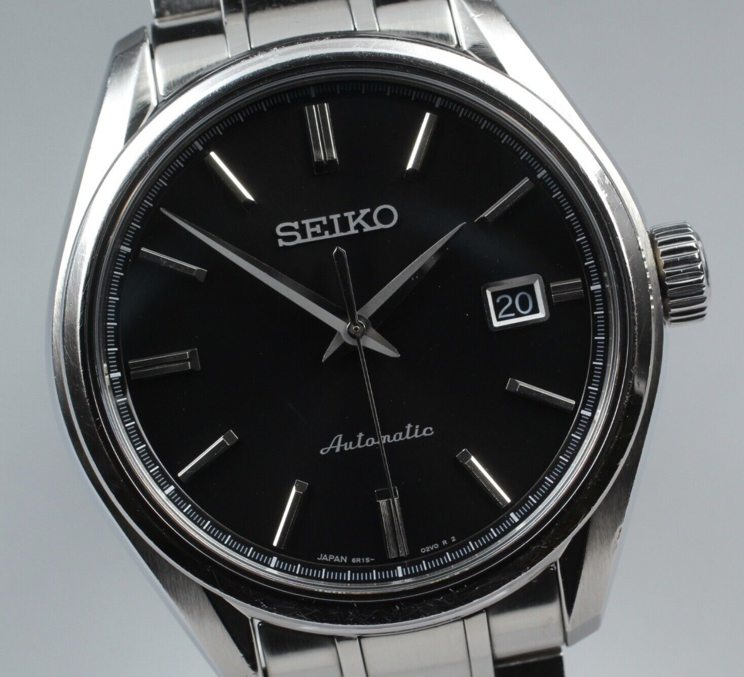 [Exc+5 w/ Box] SEIKO PRESAGE 6R15-03P0 SARX035 Black Automatic Men's Watch JAPAN