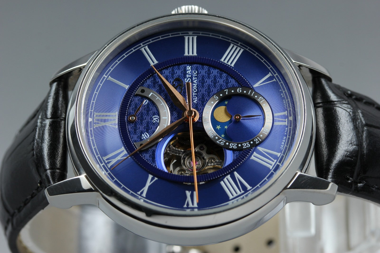 ORIENT Star Classic F7X6-UAB0 Automatic Blue Dial Date Men's Watch 41mm JAPAN