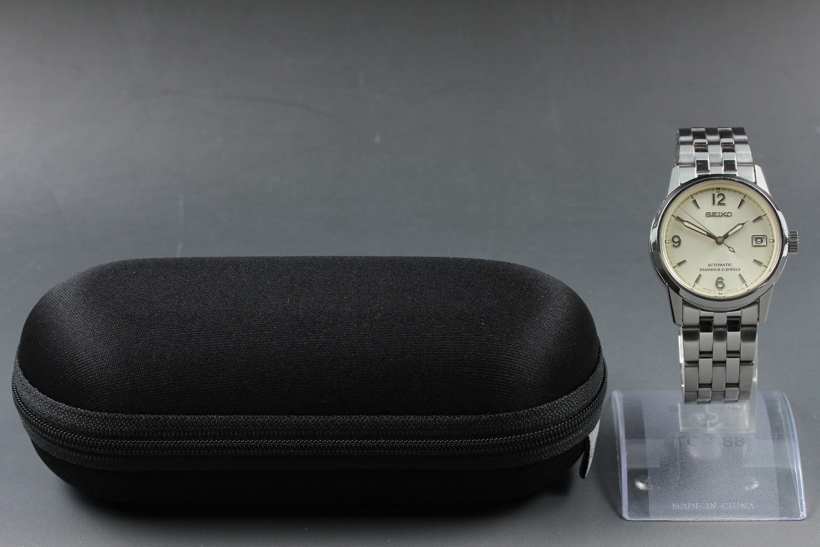 SEIKO SPIRIT 6R15-00B0 SCVS009 Date 36mm Automatic Men’s Watch JAPAN