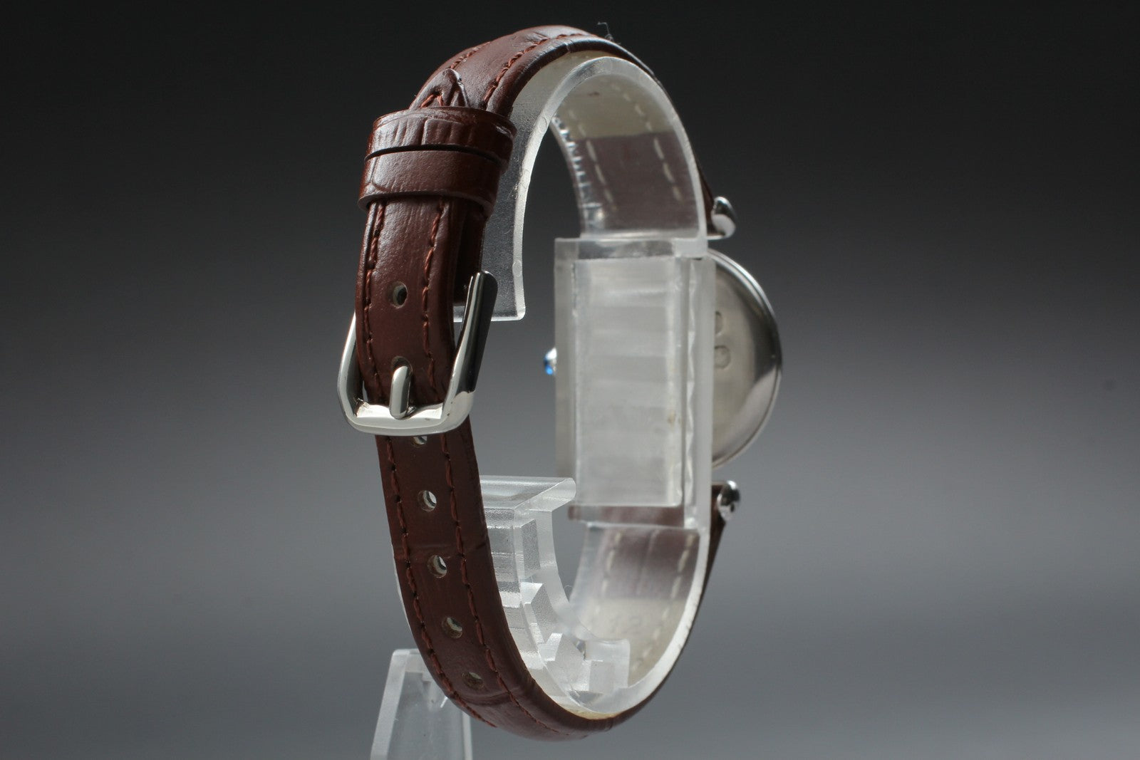 Vintage [Exc+4] Cartier Must Colisee Vermeil 690002 Silver Women's Quartz Watch