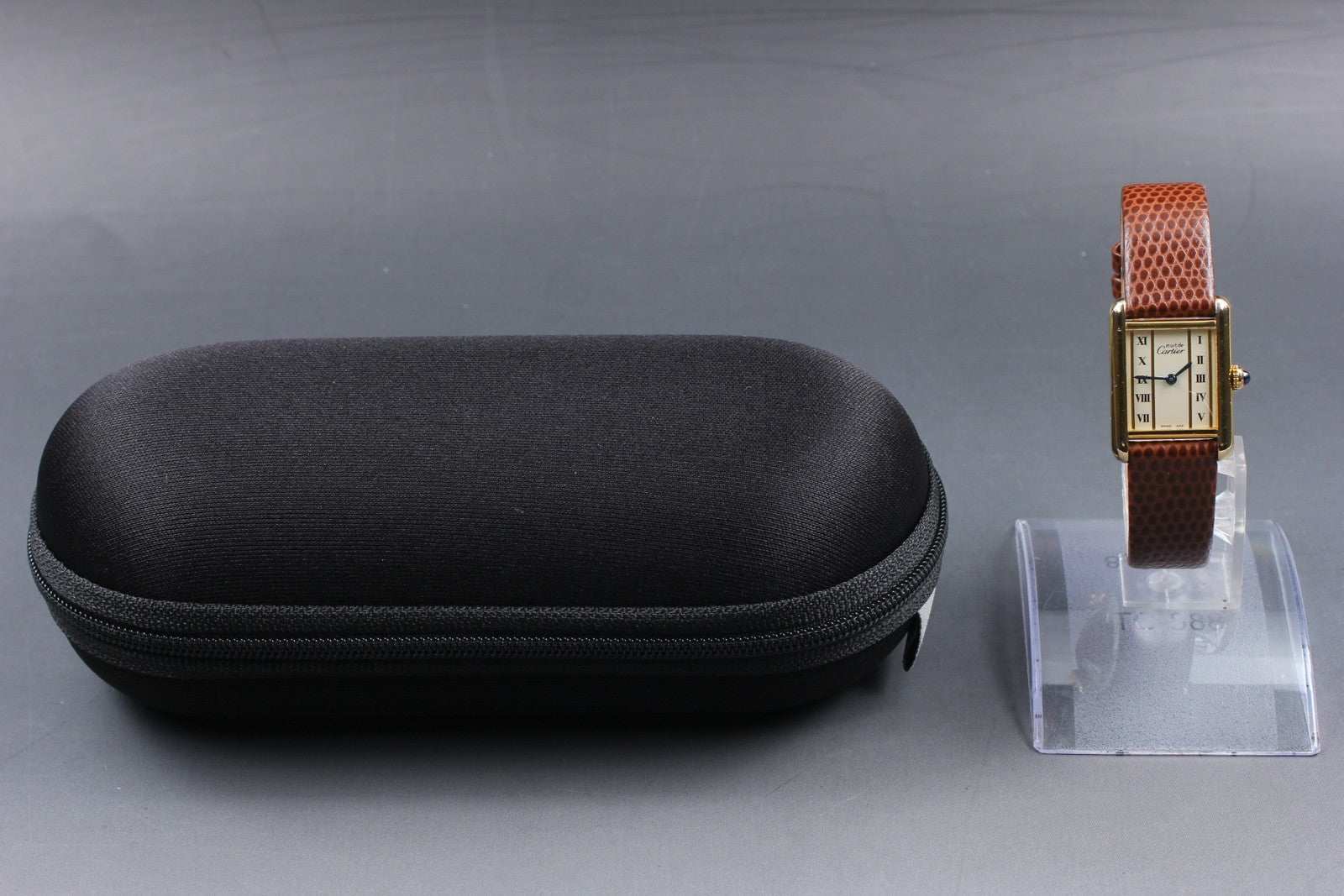 Vintage [Exc+5] Cartier Must de Cartier Tank 5057001 SM 20mm Women's Qz Watch