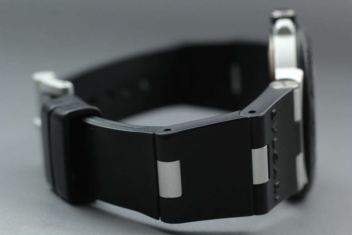 overhauled BVLGARI Aluminum AL38TA Black Men's Automatic Watch 38mm JAPAN Box