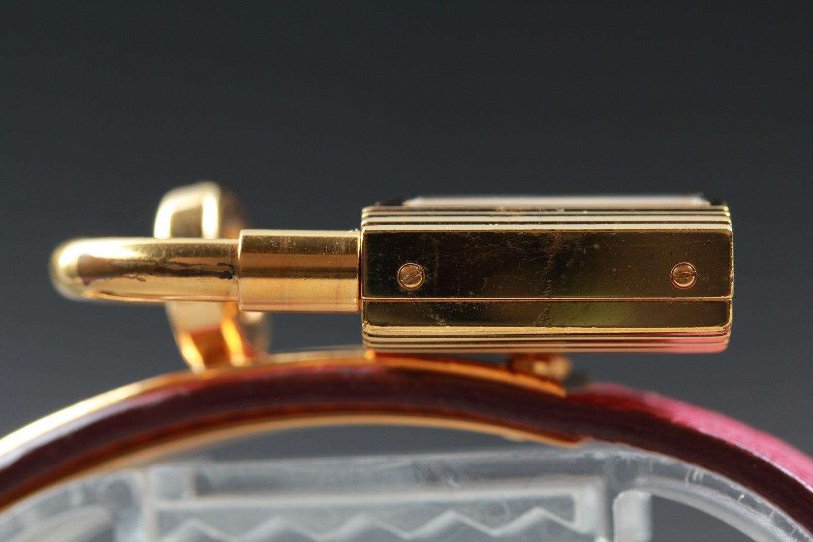New Batt[Exc+5]Box HERMES Kelly White Dial Quartz Women's Watch 20mm From JAPAN