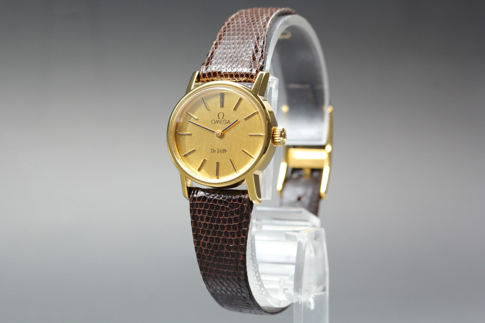 Overhauled[Exc+5] OMEGA De Ville Cal.625 511.0508 24mm Gold Manual Women's Watch