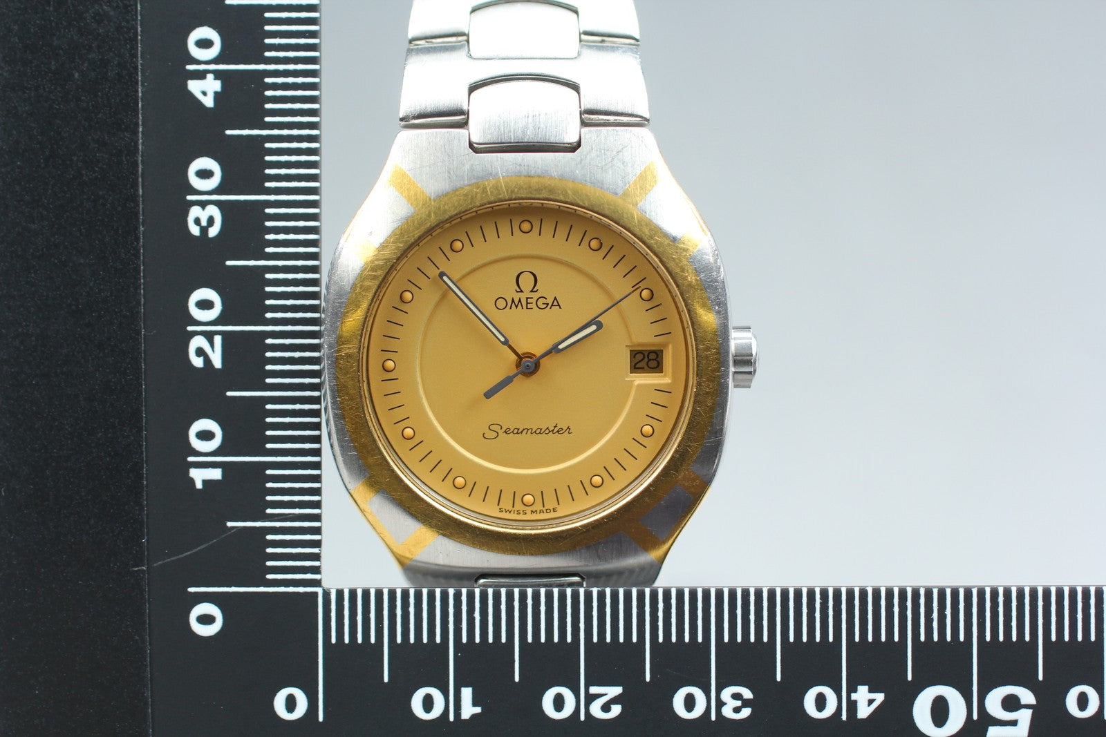 Vintage OMEGA Seamaster Polaris 396.1022 Cal.1441 31mm Quartz Men's Watch