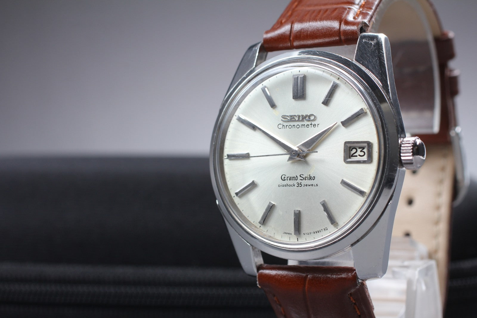 Overhauled Vintage Grand Seiko 2nd Model 5722-9990 Manual Silver Men's Watch JP