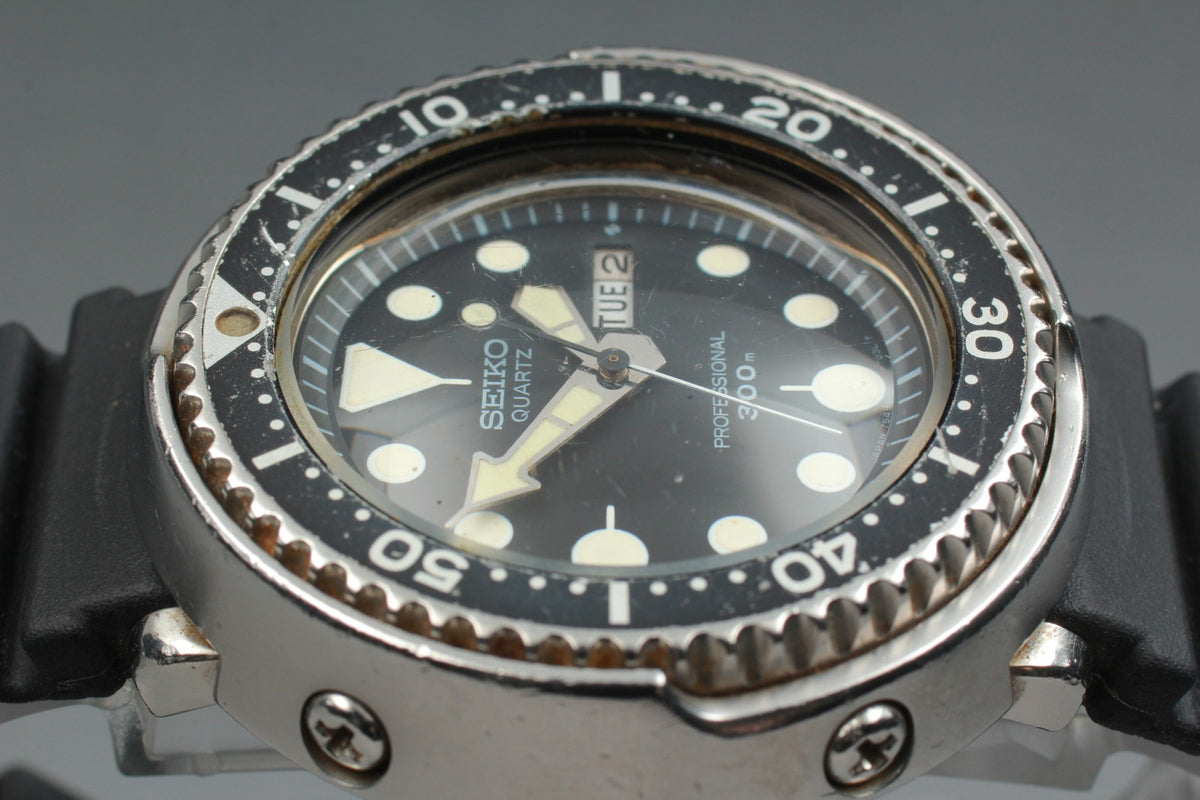 [Exc+4] SEIKO Professional 300m Diver 7549-7010 Quartz Men’s Watch 47mm JAPAN