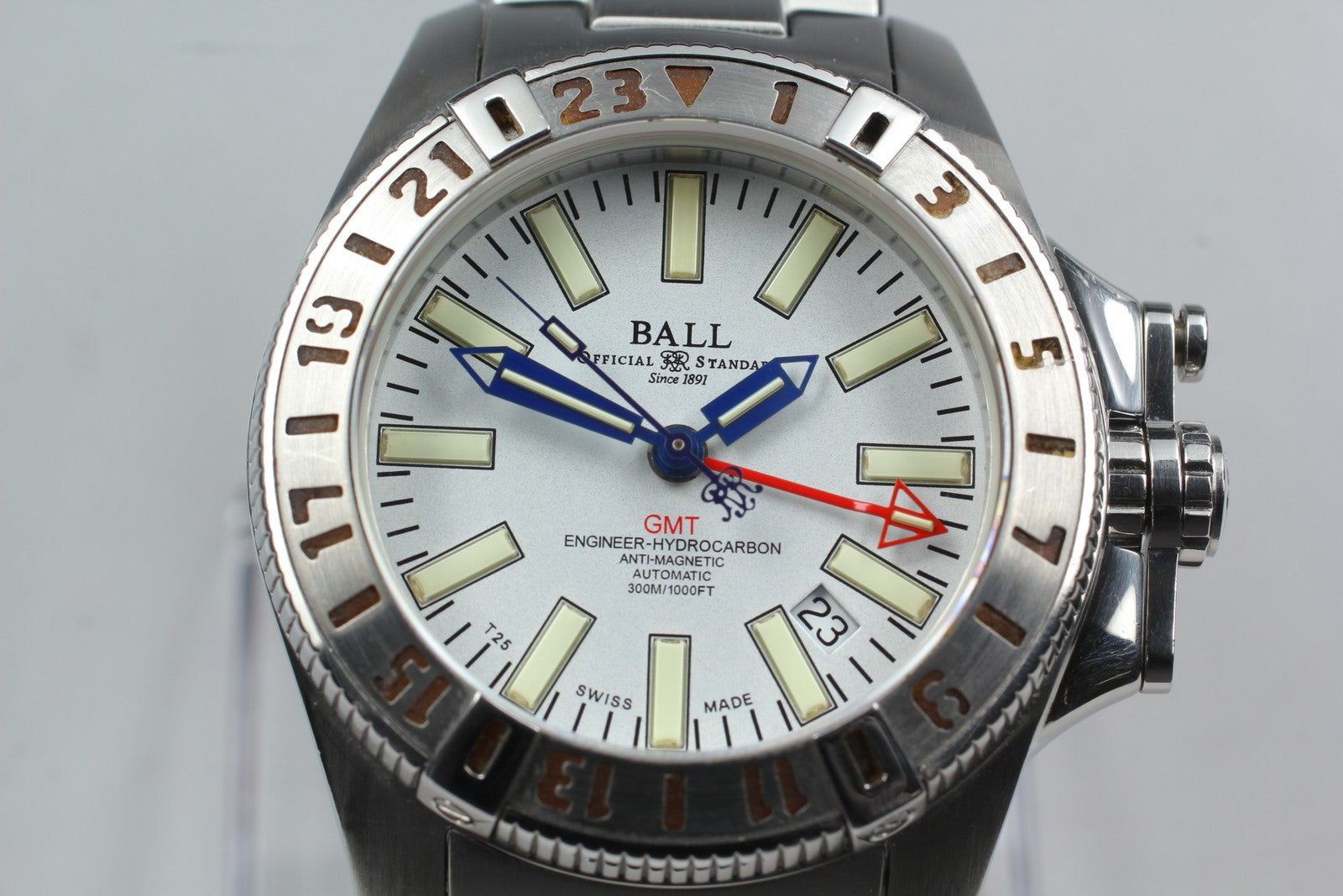overhauled BALLWATCH Engineer Hydrocarbon DG1016A GMT Automatic Men's Watch JP