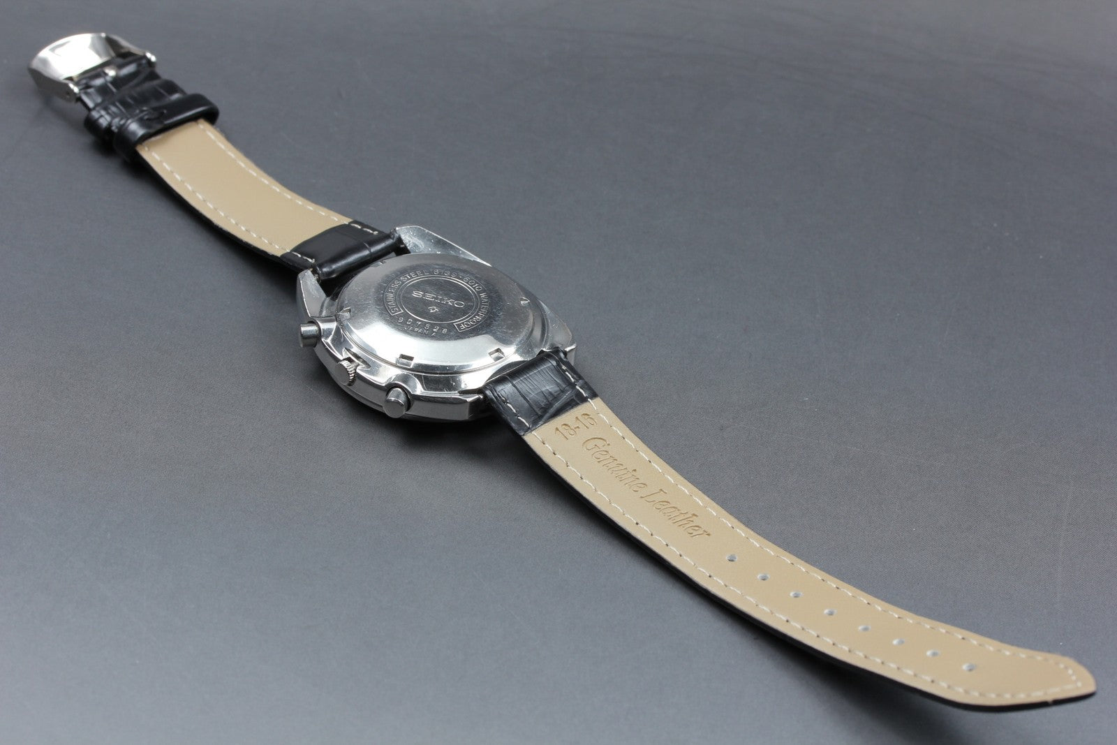 overhauled SEIKO 5 Sports Speed Timer 6139-6010 Automatic Men's Watch 39mm JAPAN