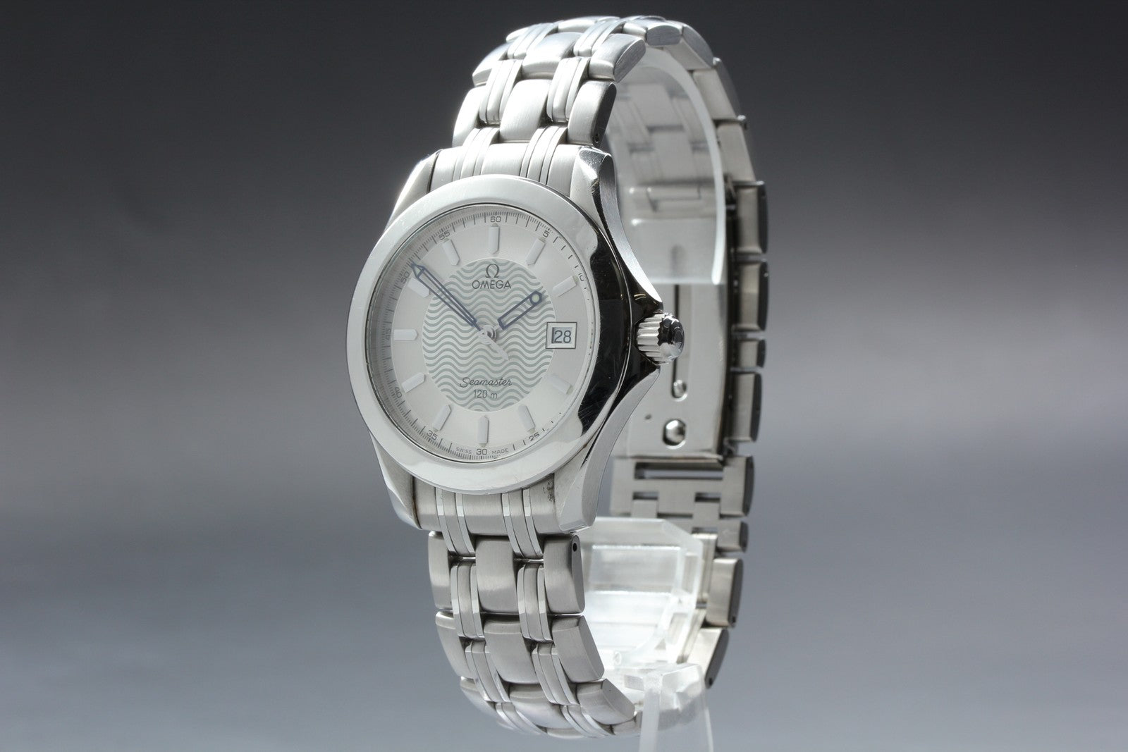 OMEGA Seamaster 120m 2511.31 / 196.1501 Cal.1538 Silver Quartz Mens Watch [Box]