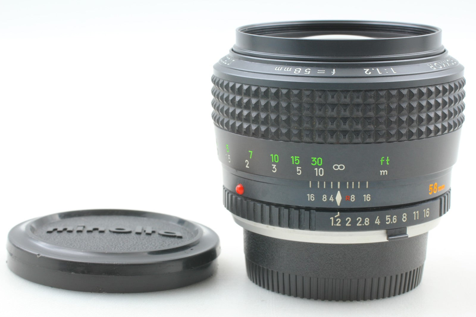 [MINT] Minolta MC Rokkor 58mm f1.2 Hawk Eye Prime MF Lens From JAPAN