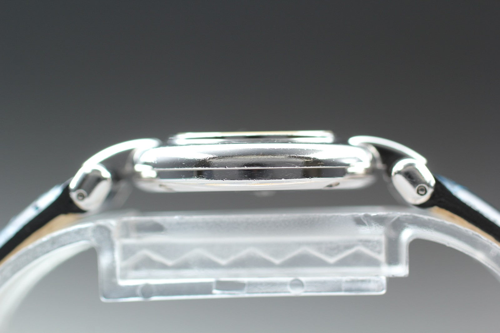 Cartier Must Colisee Vermeil 2411 Silver Blue Women's Quartz Watch [Pouch]
