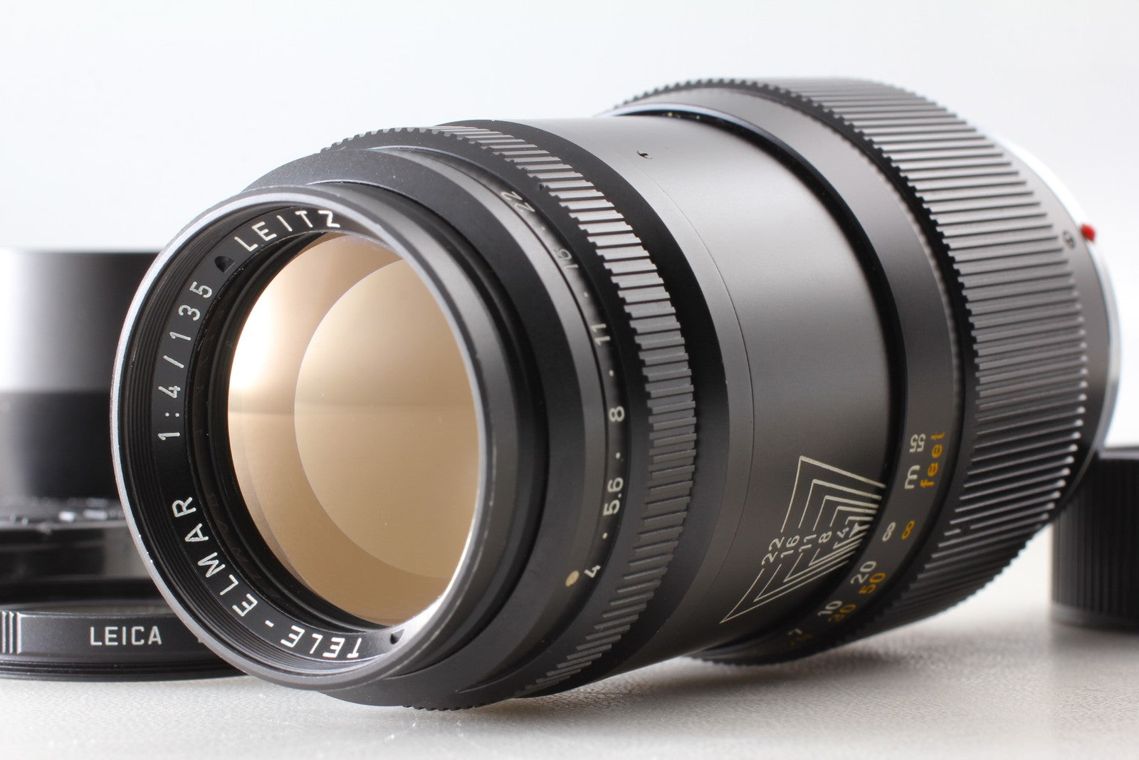 [Near MINT w/Hood] Leica Leitz Wetzlar Tele Elmar M 135mm f/4 Lens From JAPAN