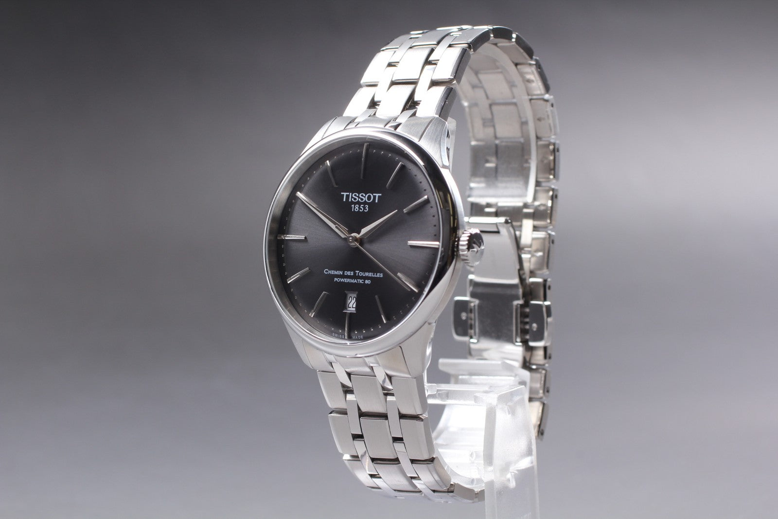 TISSOT Chemin des Tourelles Powermatic 80 T139807A Automatic Men's JP Box JAPAN