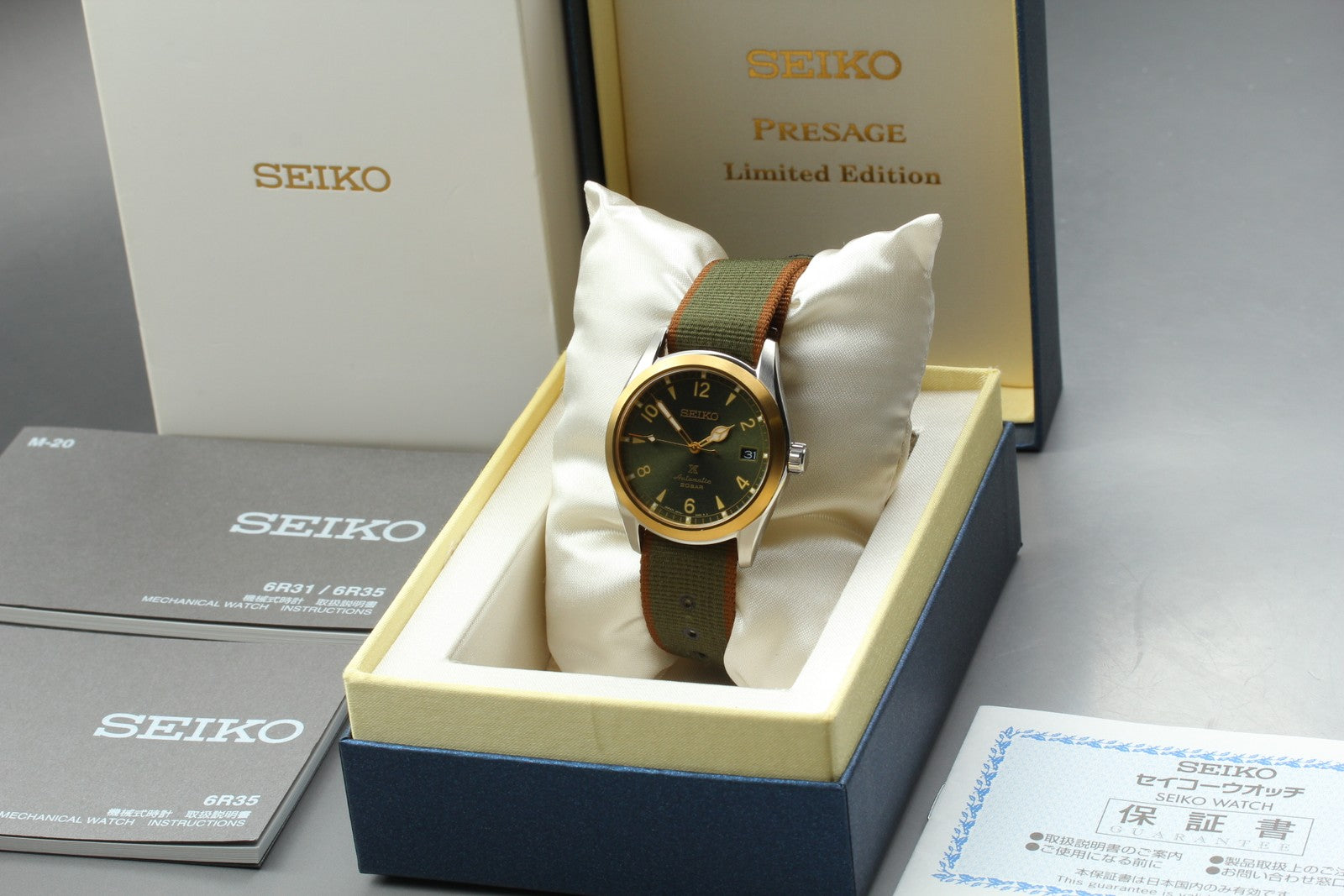 [N MINT- Box] SEIKO Prospex Alpinist 6R35-01B0 SBDC138 Green Men's Watch AT JP