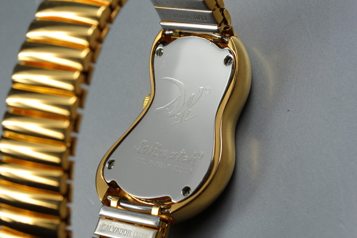 [Overhauled] Salvador Dali Softwatch 022146 Gold Dial 26mm Unisex Quartz Watch