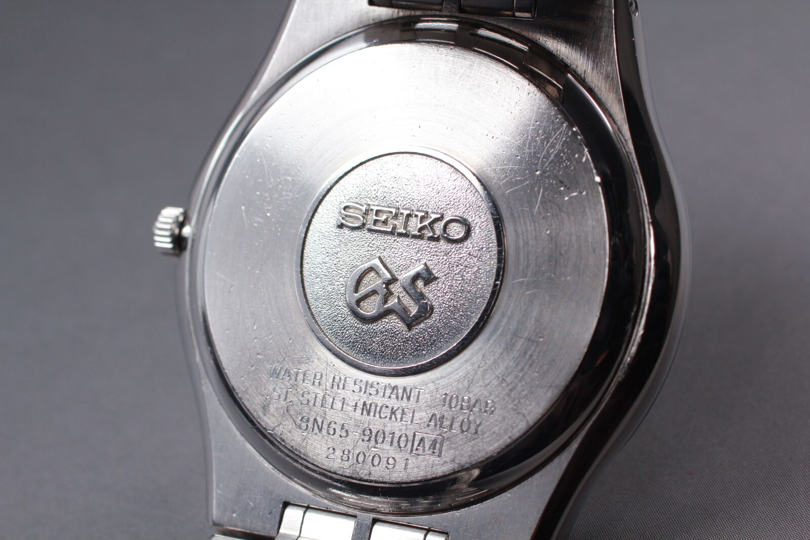 New Battery [Exc+5] SEIKO Grand Seiko 8N65-9010 SBGG007 Men's Quartz Watch JAPAN