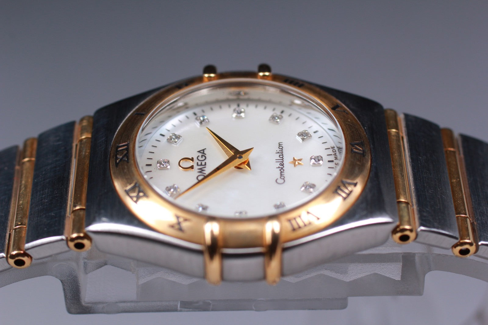 [Exc+5 Box] OMEGA Constellation 1272.75 Cal.1456 Diamond Shell Qz Women's Watch