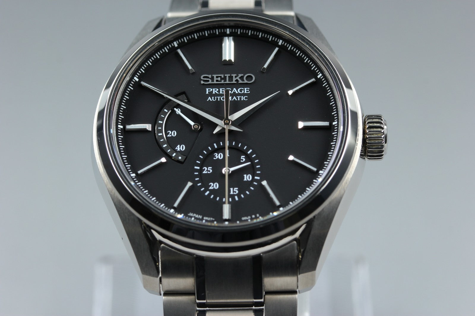 SEIKO Presage 6R27-00H0 SARW041 Black Automatic Date Men's Watch 40mm JAPAN